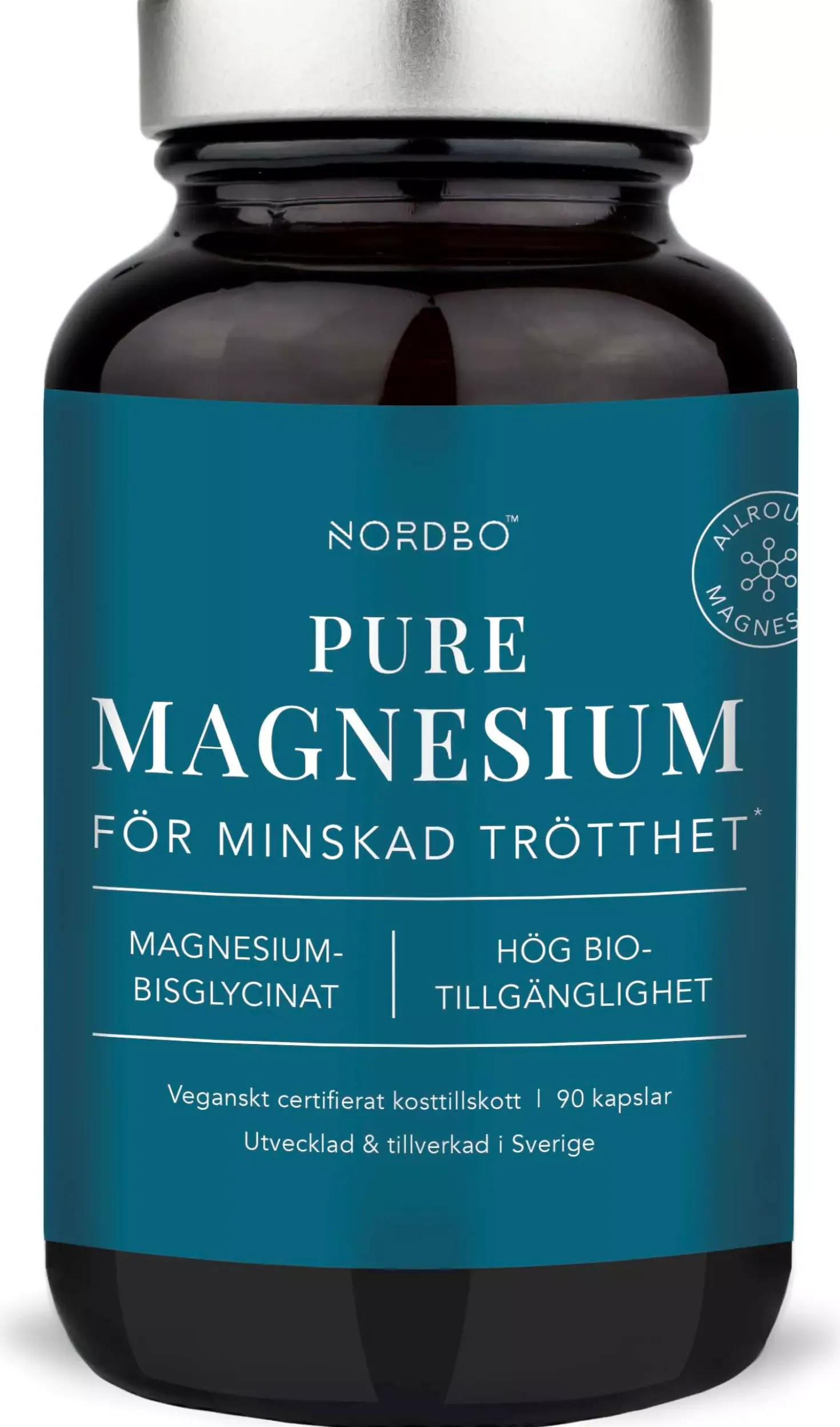 Nordbo Pure Magnesium, 180 kap 180 stk