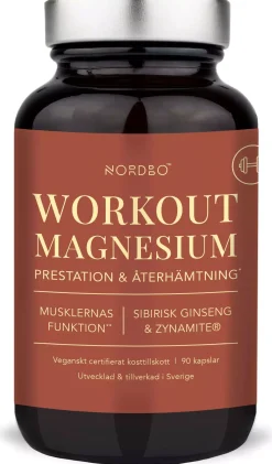Nordbo WorkOut Magnesium, 90 kap 90 stk