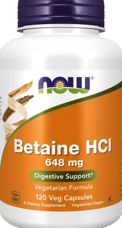 NOW Betaine Hcl 120 stk