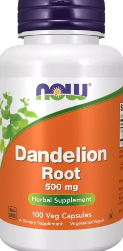 NOW Dandelion Root 500 mg 100 stk