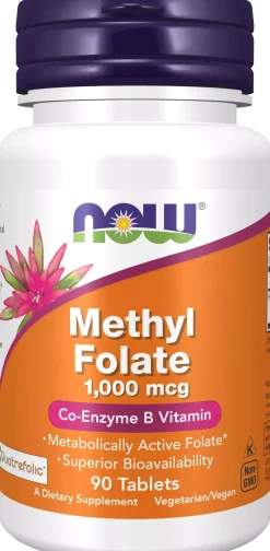 NOW Methyl Folate 1000Mcg 90 stk