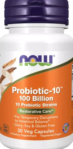 NOW Probiotic-10 100 Billion 30 stk