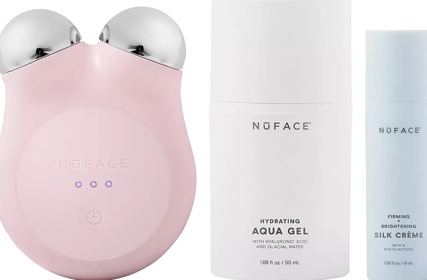 NuFACE Mini+ Smart Petit Facial Toning Kit Violet Dusk