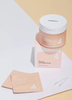 numbuzin No.4 Pore Zero Peeled Egg Toner Pad (70 pads) 190 ml