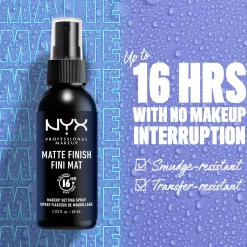 NYX PROFESSIONAL MAKEUP Bundle Plump Right Back Primer + Serum 30 ml & Matte Finish Setting Spray 60 ml