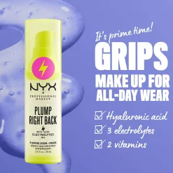 NYX PROFESSIONAL MAKEUP Bundle Plump Right Back Primer + Serum 30 ml & Matte Finish Setting Spray 60 ml