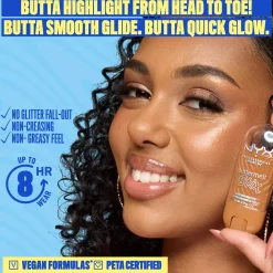 NYX PROFESSIONAL MAKEUP Buttermelt Glaze Highlighter Stix 01 Big Melt Energy