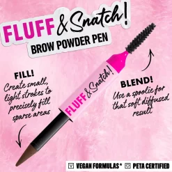 NYX PROFESSIONAL MAKEUP Fluff & Snatch Brow Powder Pen 05 Cool Ash Brown