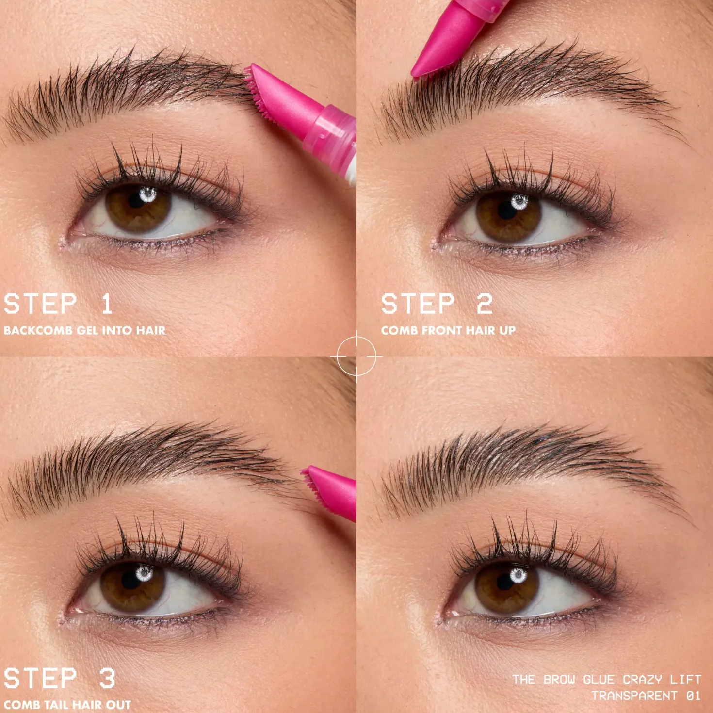 NYX PROFESSIONAL MAKEUP The Brow Glue Crazy Lift Lamination Gel 01 Transparent