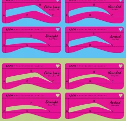 NYX PROFESSIONAL MAKEUP Zero to Brow Stencil Skinny Brows
