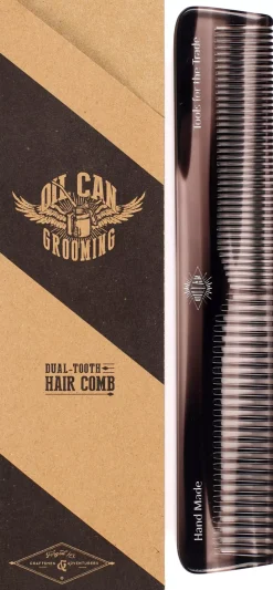 Oil Can Grooming Dual Tooth Comb Colourway