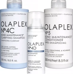 Olaplex Bundle No.4C Shampoo 250 ml & No.5 Conditioner 250 ml & No.4D Dry Shampoo 50 ml