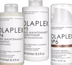 Olaplex Bundle No.4 Shampoo 250 ml & No.5 Conditioner 250 ml & No.6 Leave-in Treatment 100 ml