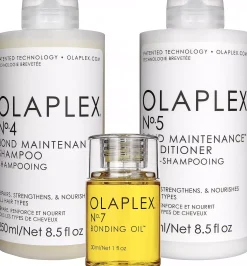 Olaplex Bundle No.4 Shampoo 250 ml & No.5 Conditioner 250 ml & No.7 Bonding Oil 30 ml