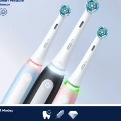 Oral B iO 3 Black & Blue Electric Toothbrushes Designed By Braun