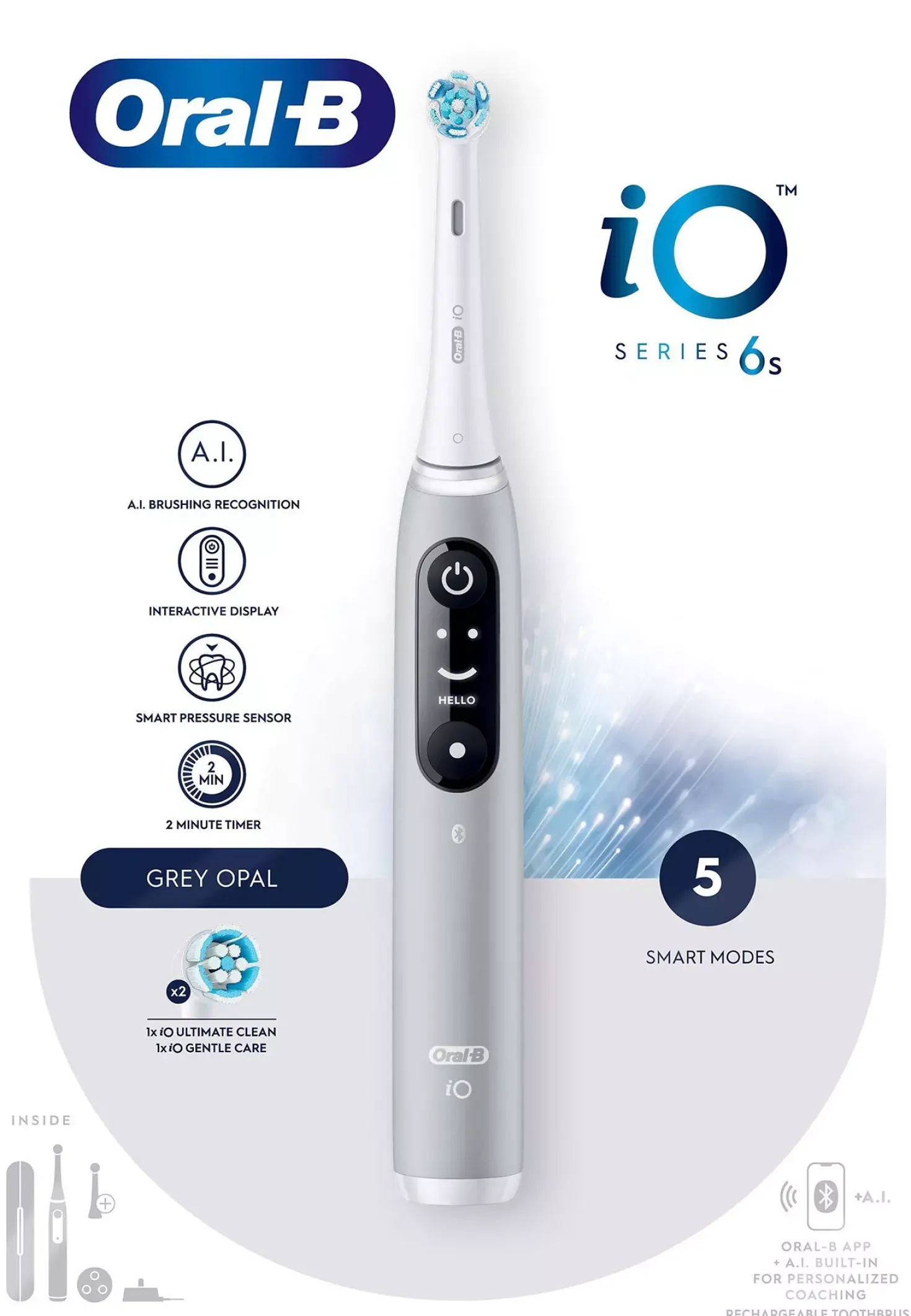 Oral B iO6S Grey Opal