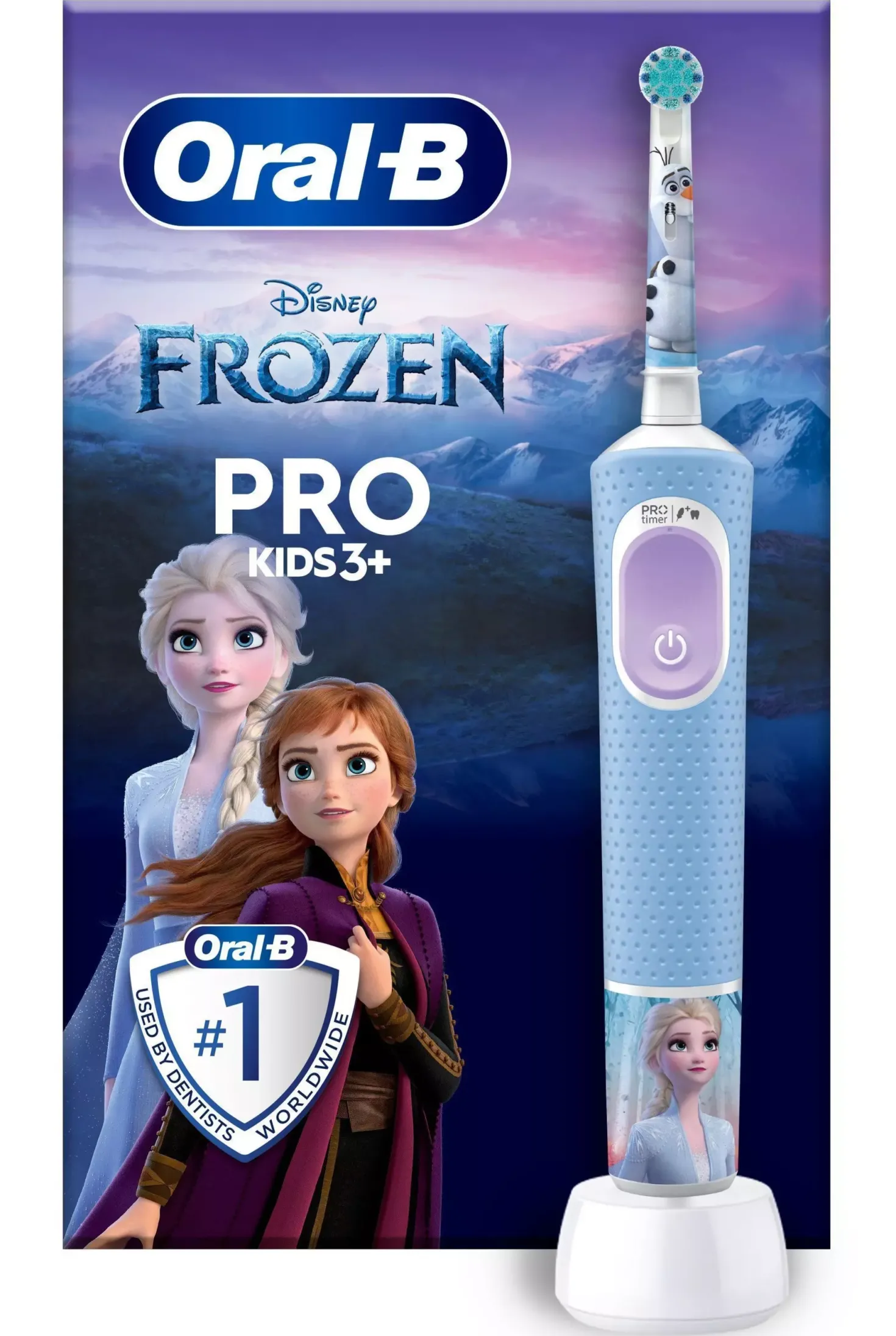 Oral B Pro Kids Electric Toothbrush 1 Brush head Disney Frozen