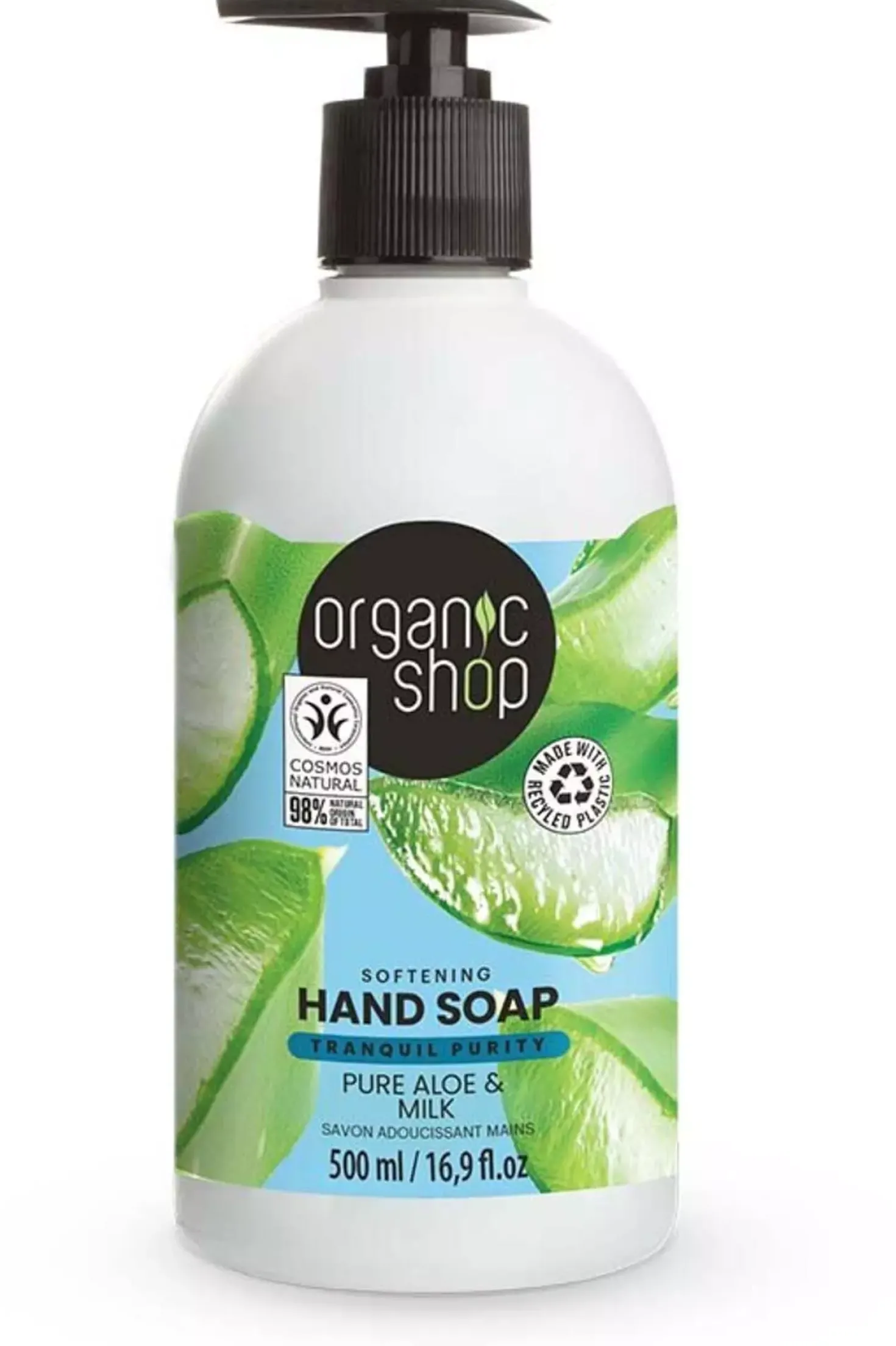 Organic Shop Hand Soap Aloe & Milk 500 ml