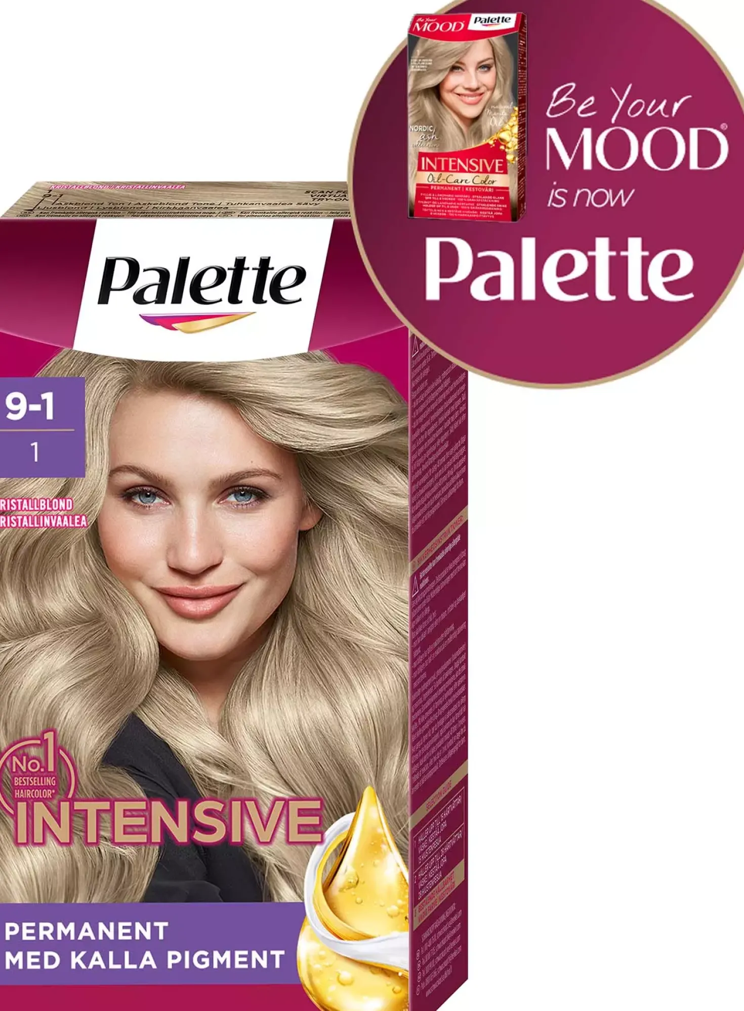 Palette Intensive Creme Coloration 4-0 Soft Mid Brown