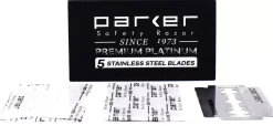 Parker Shaving DE Rakblad 5 Pack