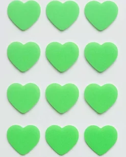 Peggy World Blemish Patches Stars and Hearts Lime Green