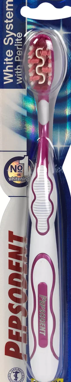 Pepsodent White System Toothbrush Medium