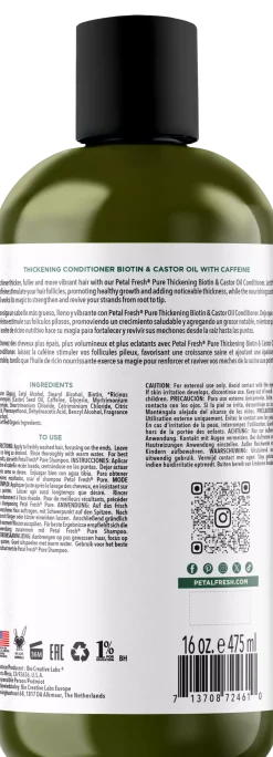 Petal FreshPure Biotin & Castor Oil Conditioner 473 ml