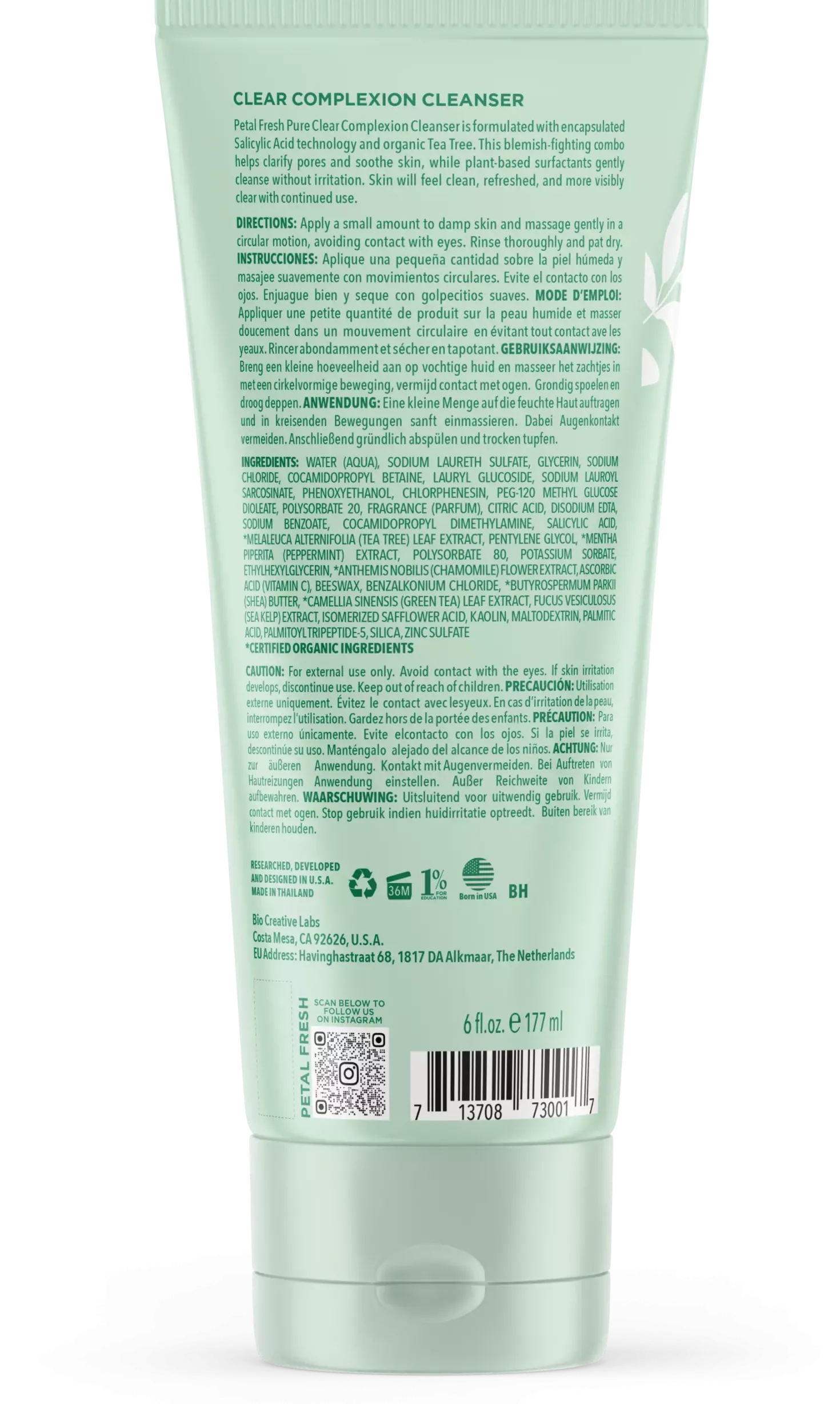 Petal FreshPure Clear Complexion Cleanser 177 ml