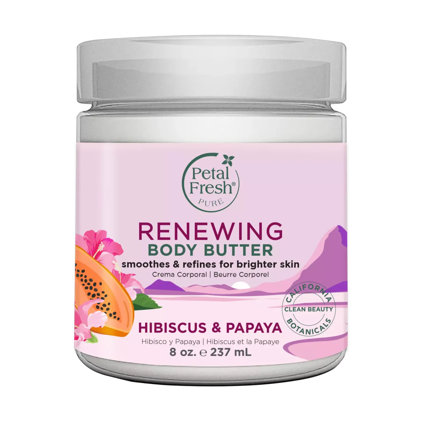 Petal FreshPure Hibiscus & Papaya Body Butter 237 ml