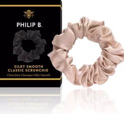 Philip B Classic Scrunchie Champagne