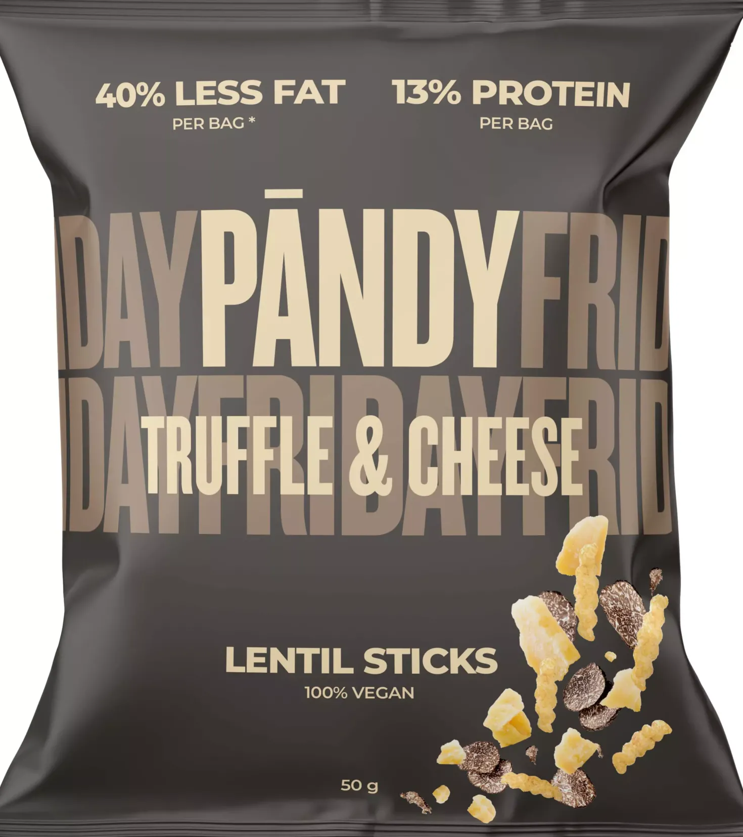 Pändy Lentil Sticks Truffle & Cheese 50 g
