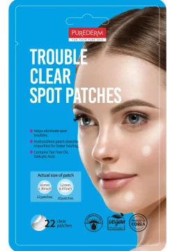 Purederm Trouble Clear Spot Patches 22pcs 2 g