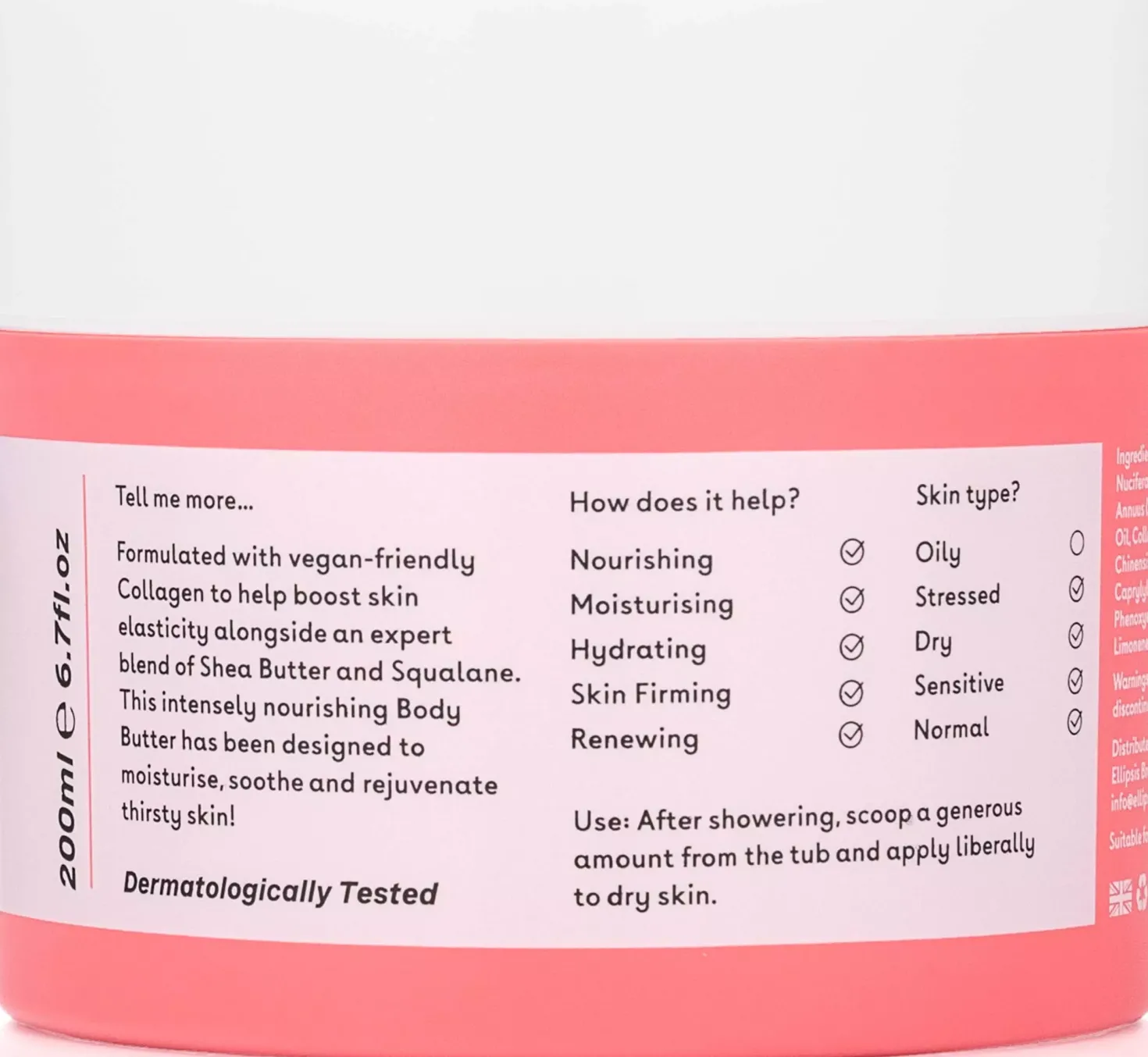 Q+A Collagen Body Butter 200 ml