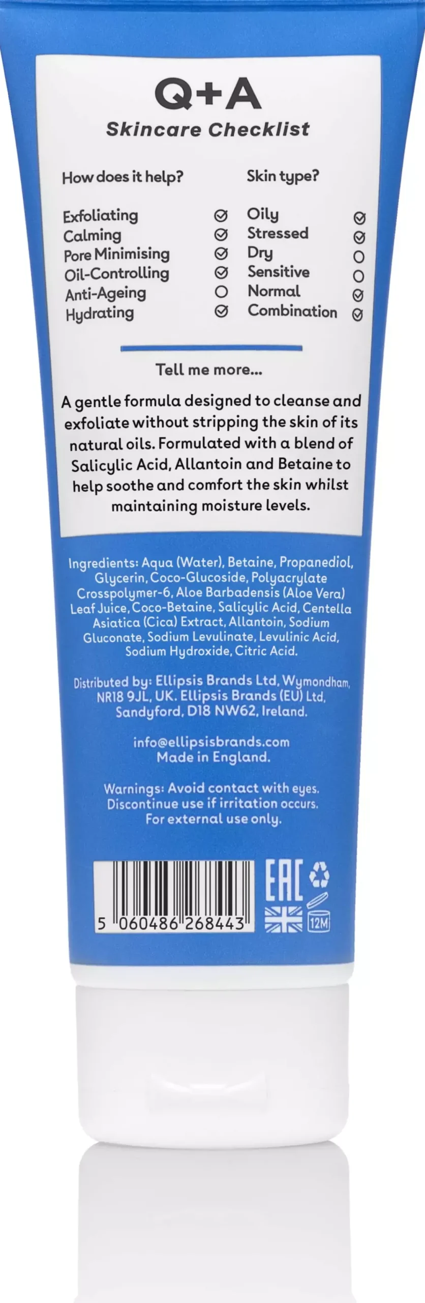 Q+A Salicylic Acid Cleanser 125 ml