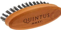 Quintus MMXV Small Beard Brush Pearwood Firm Nylon and Horse Hair Mix