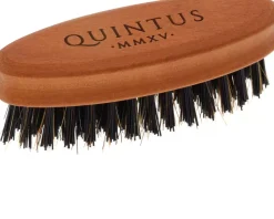 Quintus MMXV Small Beard Brush Pearwood Firm Nylon and Horse Hair Mix