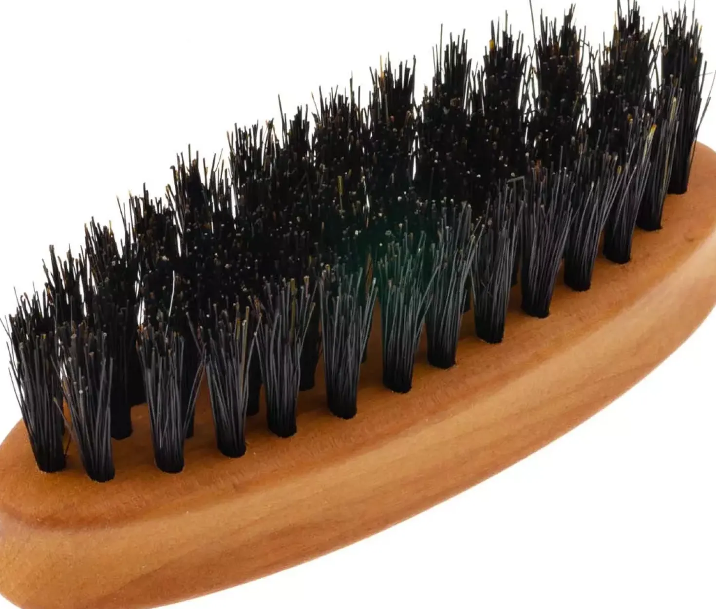 Quintus MMXV Small Beard Brush Pearwood Wild Boar Bristles