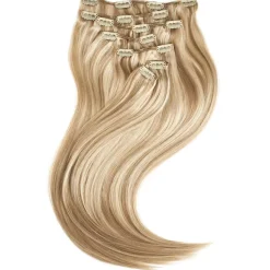 Rapunzel of Sweden Classic Clip-ins Straight / Medium Volume / 7 pieces 50 cm M7.3/10.8 Cendre Ash Blonde Mix