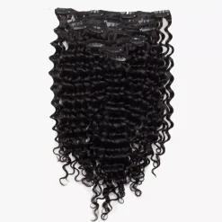 Rapunzel of Sweden Classic Clip-ins Soft Curls / Medium Volume / 7 pieces 40 cm 1.2 Black Brown
