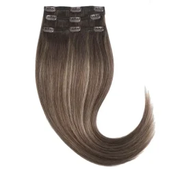 Rapunzel of Sweden Classic Clip-ins Straight / Light Volume / 3 pieces 40 cm Hazelnut Caramel Balayage B2.3/5.1