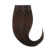 Rapunzel of Sweden Classic Clip-ins Straight / Light Volume / 3 pieces 40 cm M7.3/10.8 Cendre Ash Blonde Mix