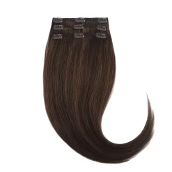 Rapunzel of Sweden Classic Clip-ins Straight / Light Volume / 3 pieces 40 cm M7.3/10.8 Cendre Ash Blonde Mix