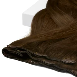 Rapunzel of Sweden Classic Clip-ins Straight / Medium Volume / 7 pieces 40 cm 2.0 Dark Brown