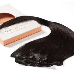 Rapunzel of Sweden Invisible Clip-ins Straight / Light Volume / 3 pieces 50 cm 1.2 Black Brown