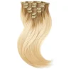 Rapunzel of Sweden Invisible Clip-ins Straight / Medium Volume / 7 pieces 50 cm Dark Ashy Blonde Balayage B2.6/10.8