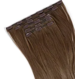 Rapunzel of Sweden Vegan Clip-ins Straight / Medium Volume / 5 pieces50 cm 5.0 Brown
