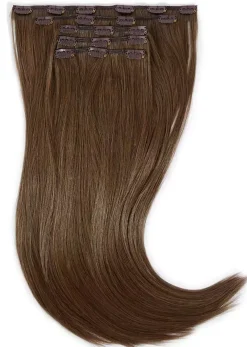 Rapunzel of Sweden Vegan Clip-ins Straight / Medium Volume / 5 pieces50 cm 5.0 Brown
