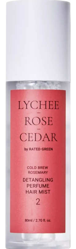 Rated Green Detangling Perfume Hair Mist 2 Lychee-Rose-Cedar 80 ml