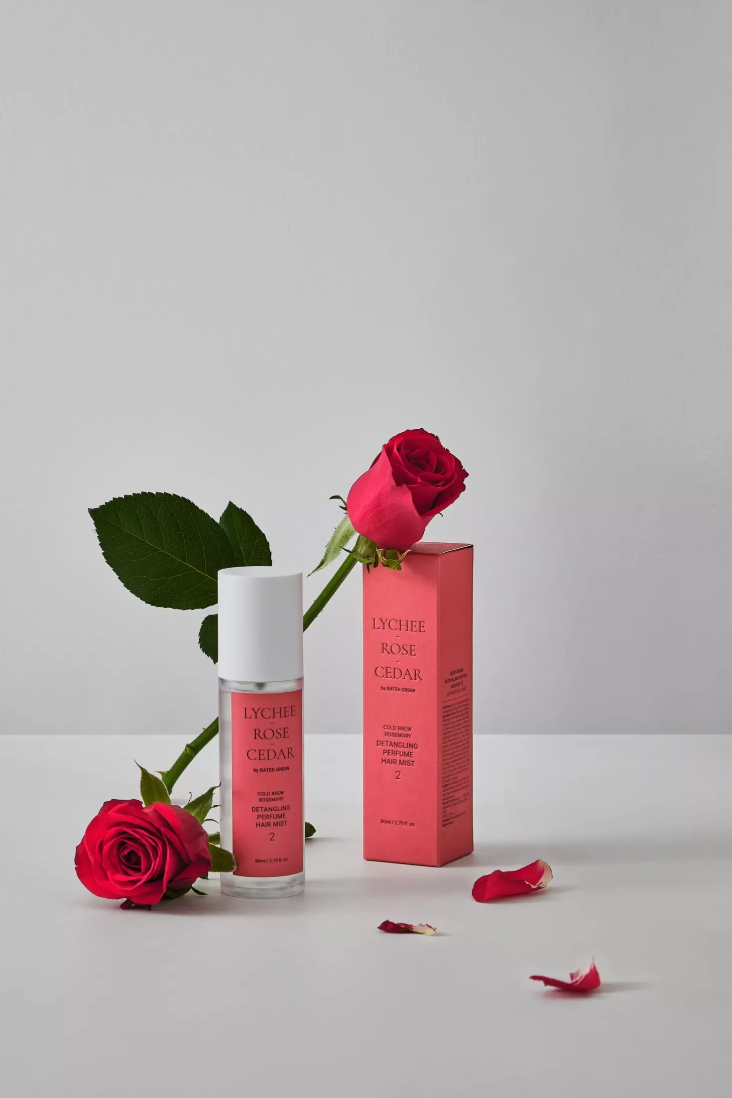 Rated Green Detangling Perfume Hair Mist 2 Lychee-Rose-Cedar 80 ml