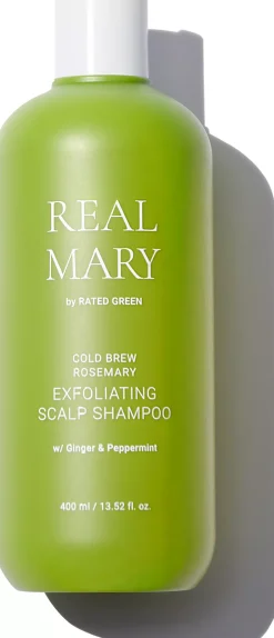 Rated GreenReal Mary Cold Brew Rosemary Exfoliating Scalp Shampoo 400 ml
